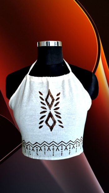 VANYA Hand-Block Printed Cotton Bobbin Choli