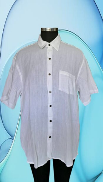 Vanya Cotton Double-Gauze Relaxed Shirt